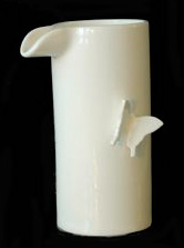 Jug with Butterfly. Polly George Ceramics