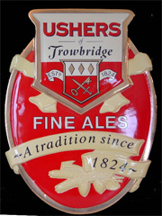 Ushers of Trowbridge ceramic pub plaque